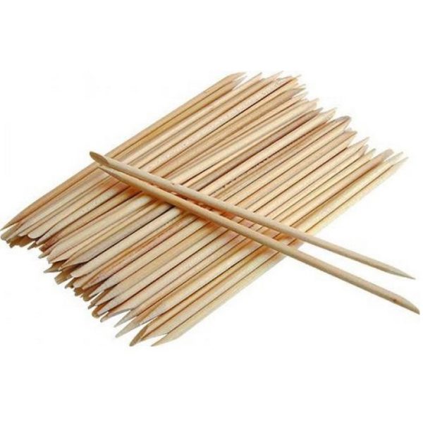 Kit com 100 Palitos de Laranjeira – Pura Arte – 12,5cm