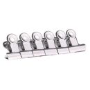 Kit com 12 Presilhas Grampo Metal para Unhas Pequeno - Modelagem Curvatura C