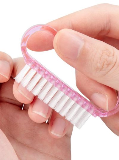 Mini Escova de Unhas para Limpeza – Compacta e Prática
