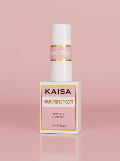 Top Coat Diamond KAISA 15ml – Brilho e Proteção Profissional