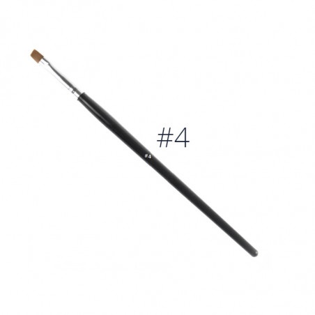 Pincel para Gel Nº 4 Unha Gel UV LED Acrigel Fibra Profissional