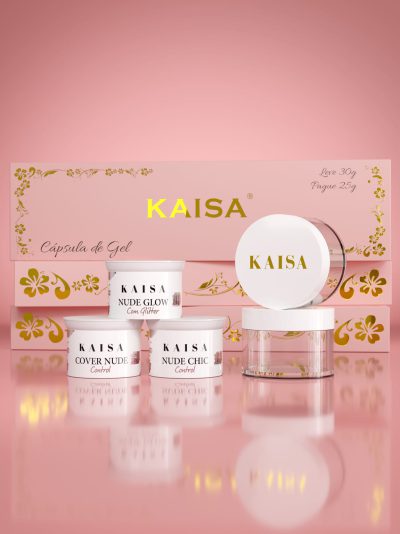 Cápsula de Gel KAISA + Frasco Grátis - 30G - 5 Cores Disponíveis