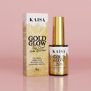 Top Coat com Glitter KAISA - Gold Glow e Silver Glow | Alto Brilho e Acabamento Perfeito